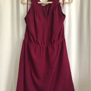 LOFT Magenta Sleeveless Dress Size 12
